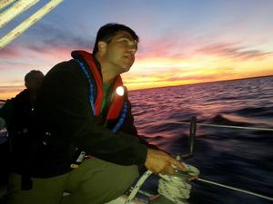 Last light during the Stamford Yacht Club's Vineyard Race - photo © Jay Keeshan collection